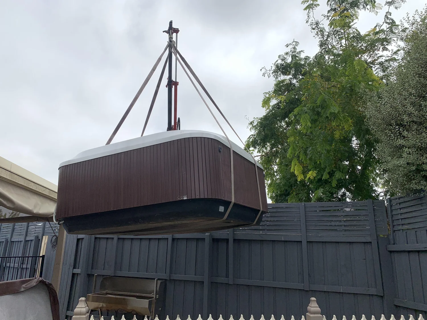 Pool spa delivery